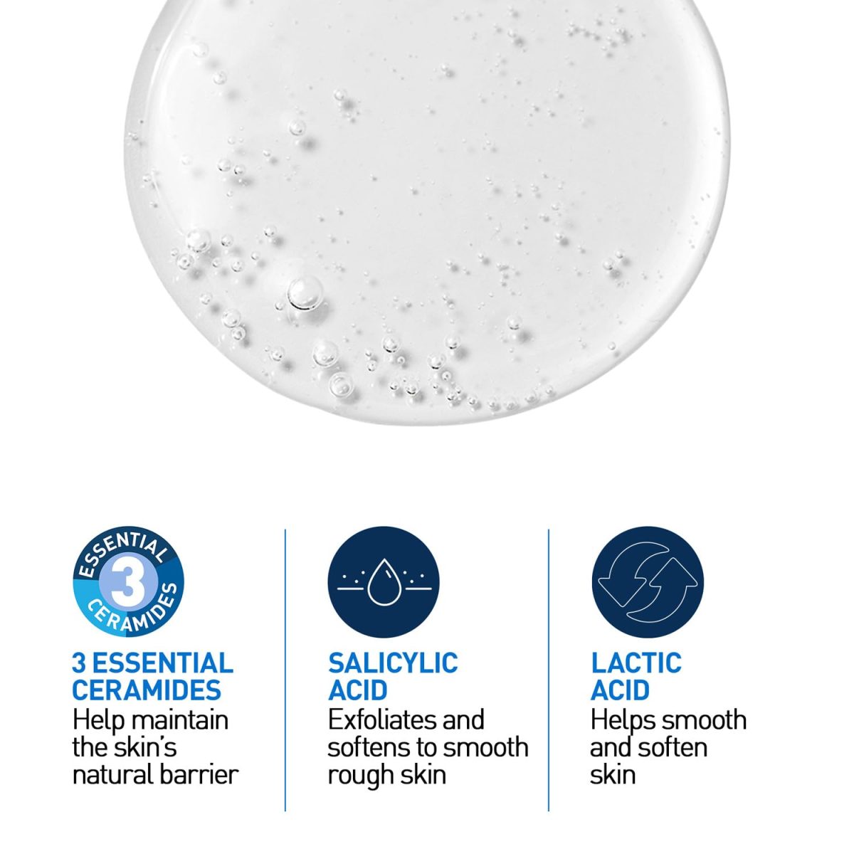 CeraVe SA Smoothing Cleanser For Dry, Rough & Bumpy Skin, contains Salicylic Acid, Dermatologist Recommended Face wash (236ml) - Image 3