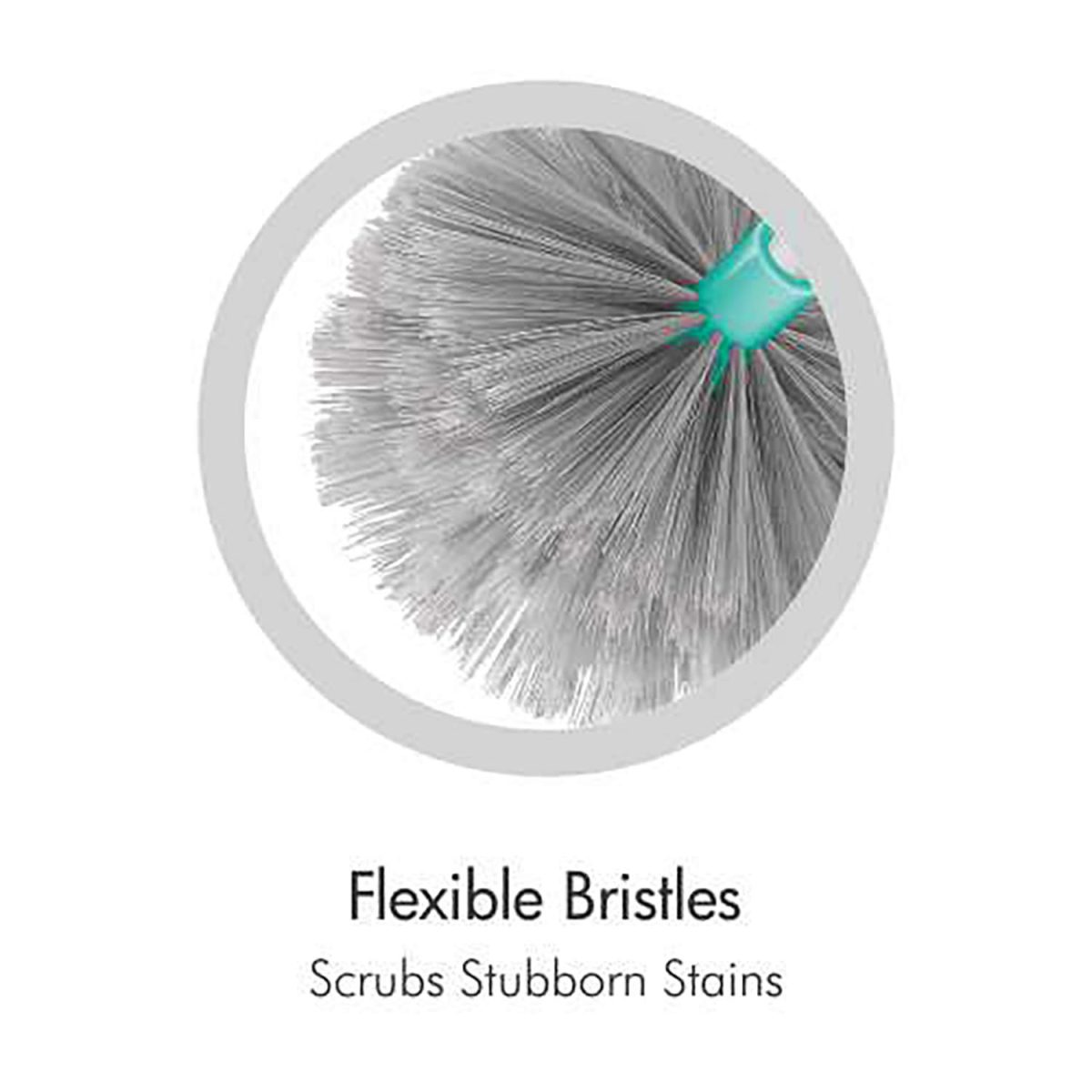 Spotzero by Milton Plastic Web Blaster Jala Cleaning Broom/Brush with Long Extendable Handle and Flexible bristles (Aqua Green) - Image 2
