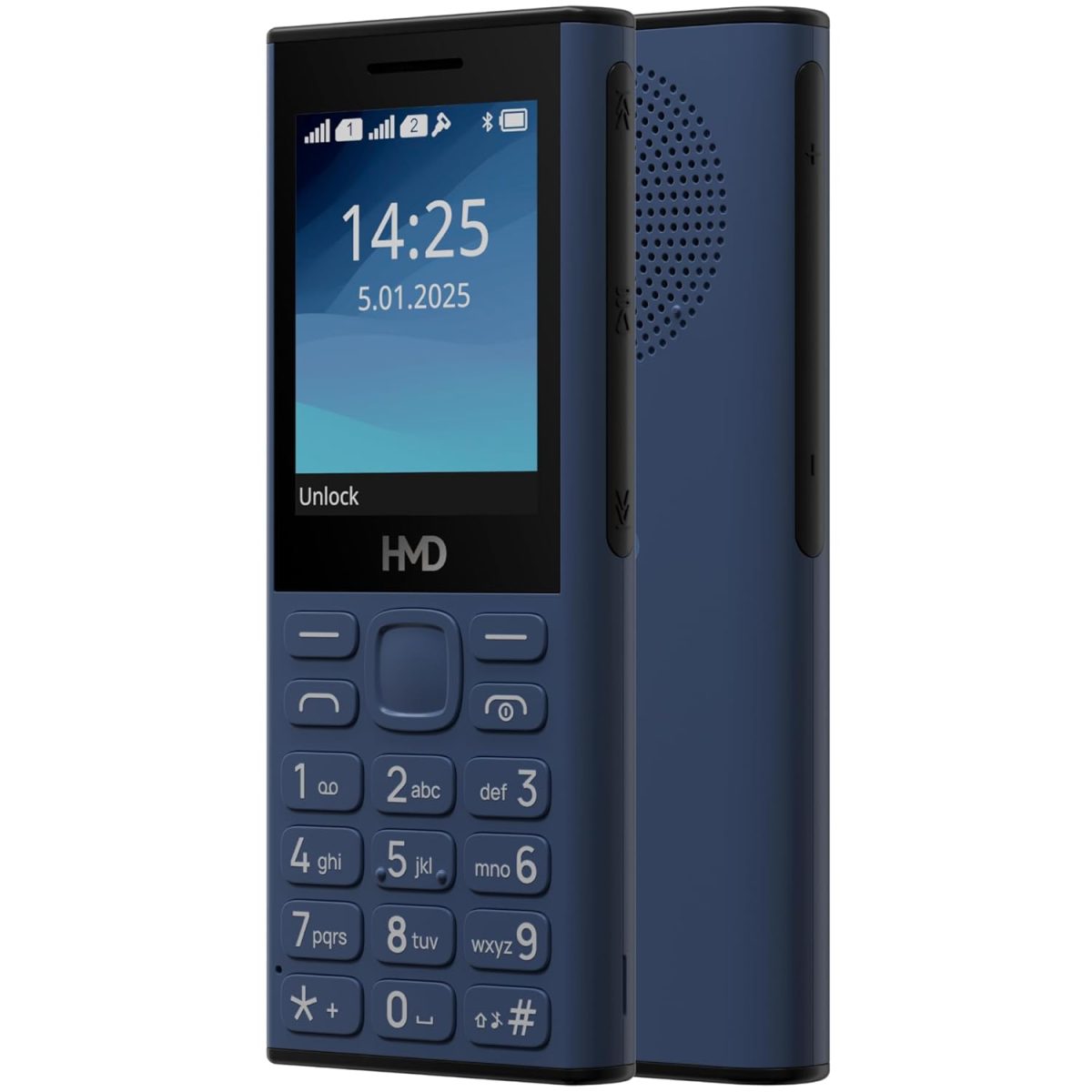 HMD 130 Music | Built-in Powerful Loud Speaker & Dedicated Music Buttons | Music Player and Wireless FM Radio | 2500 mAh Battery & Type C Fast Charger | Built-in UPI App | Blue - Image 5