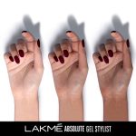 LAKMÉ Absolute Gel Finish Stylist Shimmery Nail Color|| Vineyard|| 12Ml - Image 4