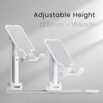 Ambrane Mobile Holding Tabletop Stand, 0-135 Perfect View, Height Adjustment, Wide Compatibility, Multipurpose, Anti-Skid Design (Twistand, White) - Image 6