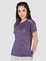 CHKOKKO Women's Polyester Regular Fit Round Neck Gym Sports T-Shirts - Image 4