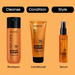 MATRIX Opti.Care Smooth Straight Professional Shampoo for Frizzy, Unmanageable Hair | 96Hr Frizz Control* | Used by 1 Lakh Hairstylists* | with Shea Butter, 200ml - Image 5