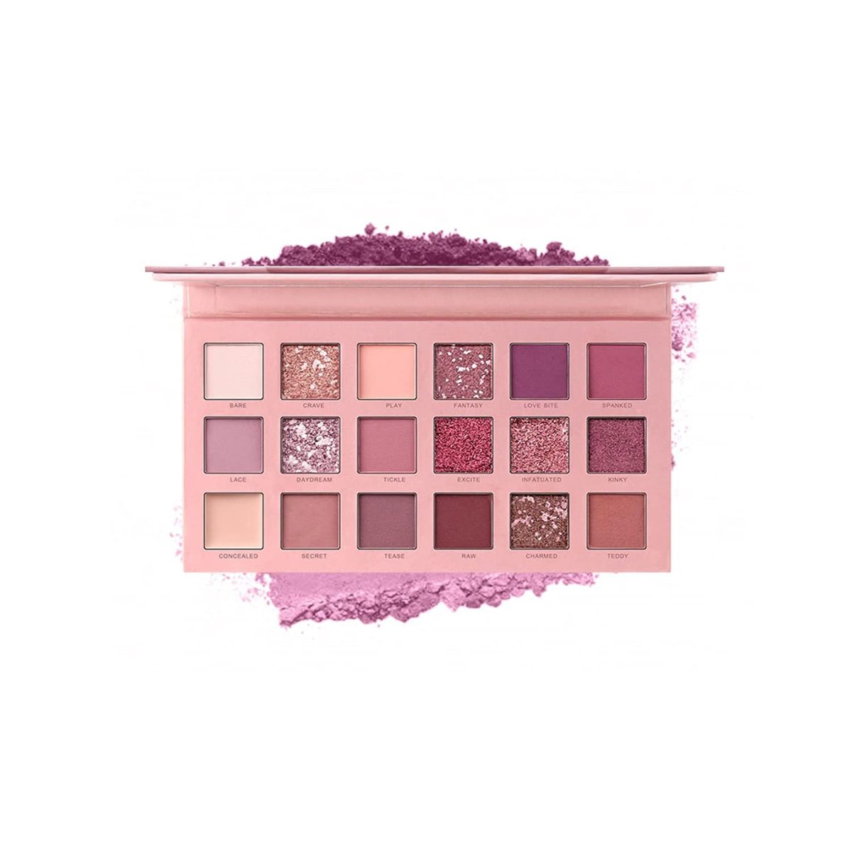 HUDA GIRL BEAUTY Nude Edition Eyeshadow 18 Color Palette, Shimmer and Matte Shades for Eye Makeup. - Image 2