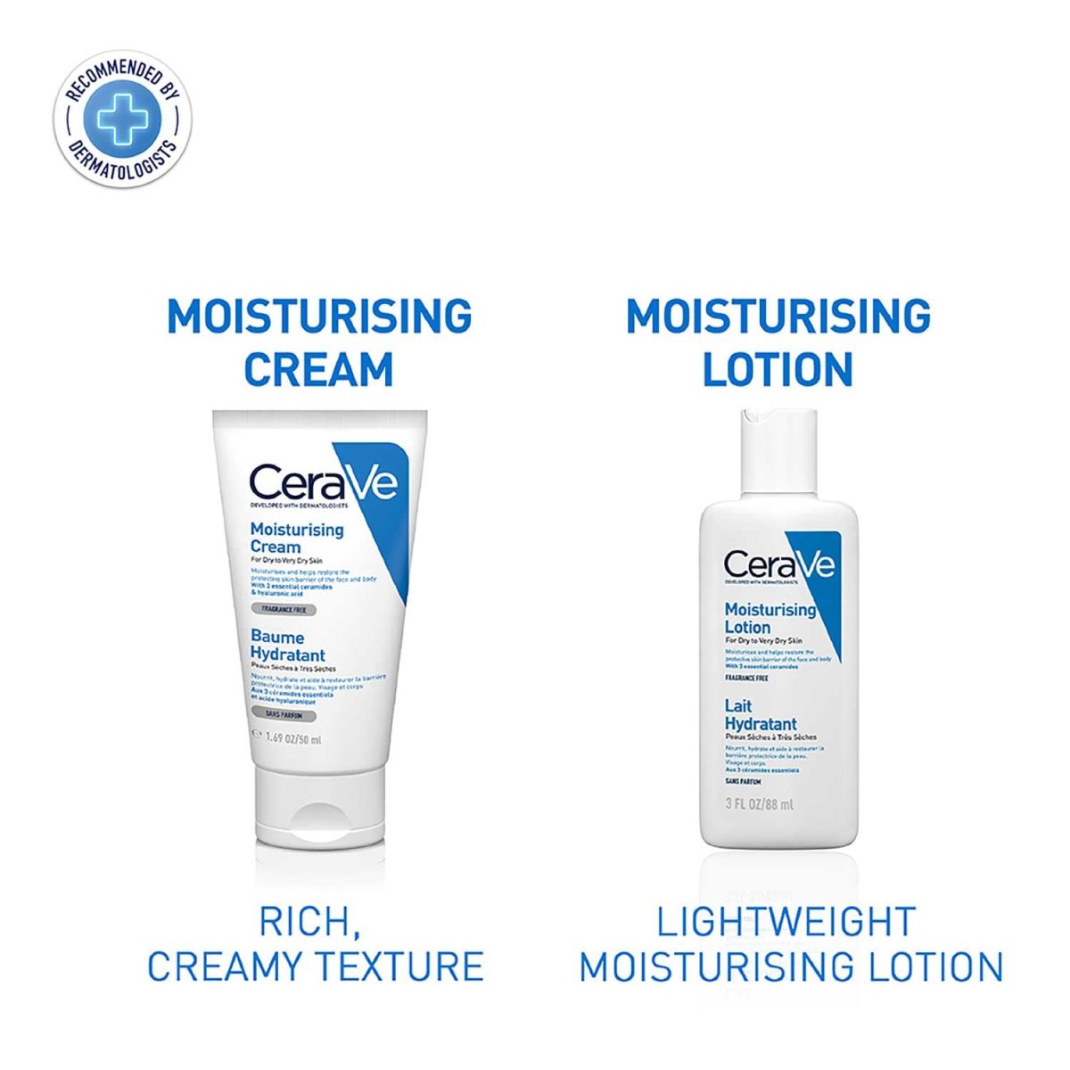 CeraVe Moisturizing Cream For Dry To Very Dry Skin (50ml) - Formulated with 3 Essential Ceramides And Hyaluronic Acid | Non-Comedogenic Moisturizer For Face and Body - Image 12