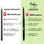 RUBY's ORGANICS Kohl Eyeliner- Black, Kajal with In-Built Smudger for Smokey-Eye, Extra Smooth & Blendable, Long-Wearing Matte Finish, Organic Eye Makeup, Cruelty-Free & Vegan, 0.35 Gm,Pencil - Image 3