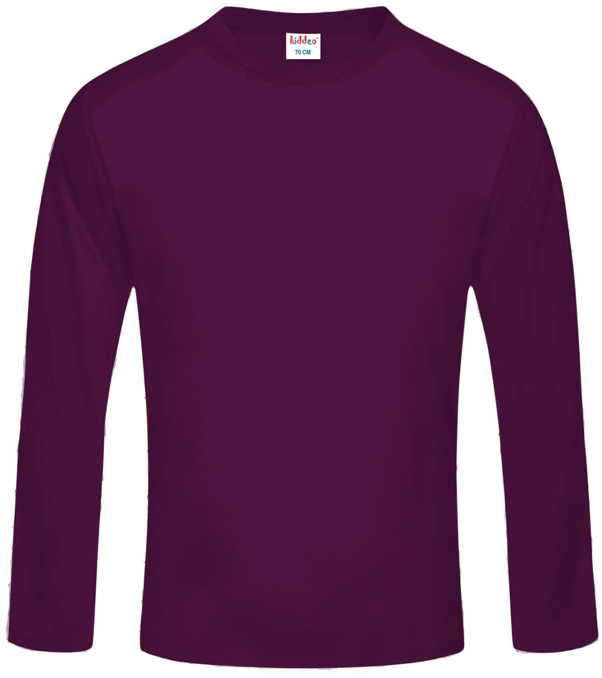 kiddeo Kids Boys Plain Full Sleeve t Shirts (Rd_yl_pur)(Pack of 3) - Image 4