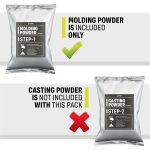 Kraftify Molding Powder for Hand & Foot Casting,Moulding Powder 450gm & Practice Kit 25gm, Hand Impression Material, Molding Clay - Image 4