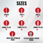 SPARTAN BS-02 8-in-1 Pc Screw Driver Kit With 3 Flat Blades, 3 Phillips Head, 1 Round Poker Bar, Extension Rod| Multi-purpose Tool Set Screwdriver Set (Multicolor) - Image 6