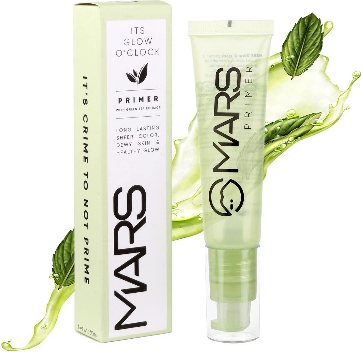 MARS Long Lasting Makeup Fixer With Healthy Glow Face Primer - 90 ml (Transparent) - Image 3