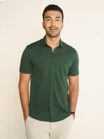 DAMENSCH Men's Solid Regular Fit Button Down Shirt - Image 4