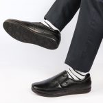 FAUSTO Men Leather Formal Pull-On Shoes - Image 3