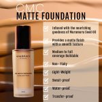 Charmacy Milano Matte Foundation -30 ml, With SPF 25 Sun Protection, Perfect Canvas for Your Make-Up Buildable Coverage, Instant Hydrating, Suitable for All Skin Types, Seamless Blend, No Tube Tube - Image 3