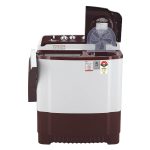 LG 8.5 kg 5 Star Semi-Automatic Top Load Washing Machine (P8530SRAZ, Burgundy, Roller Jet Pulsator) - Image 7