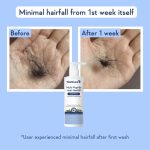 WishCare Multi Peptide Anti Hairfall Shampoo – Paraben & Sulphate Free Shampoo for Women & Men with Rice Water, Rosemary, Hyaluronic Acid & Caffeine for Hairfall Control 250ml - Image 2