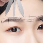 Traditional Tattoo Eyebrow Compass Ruler Permanent Makeup BB Compass Ruler Eyebrow Mapping Tool for Shaped Brows-Microblading - Image 2