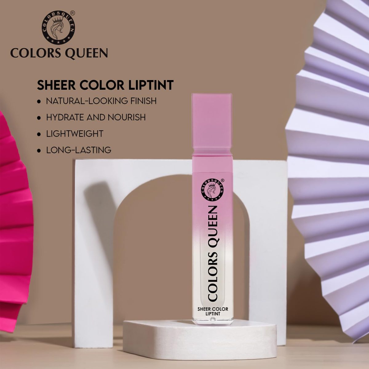 COLORS QUEEN Stain Lip Clear (Glossy) - Image 3