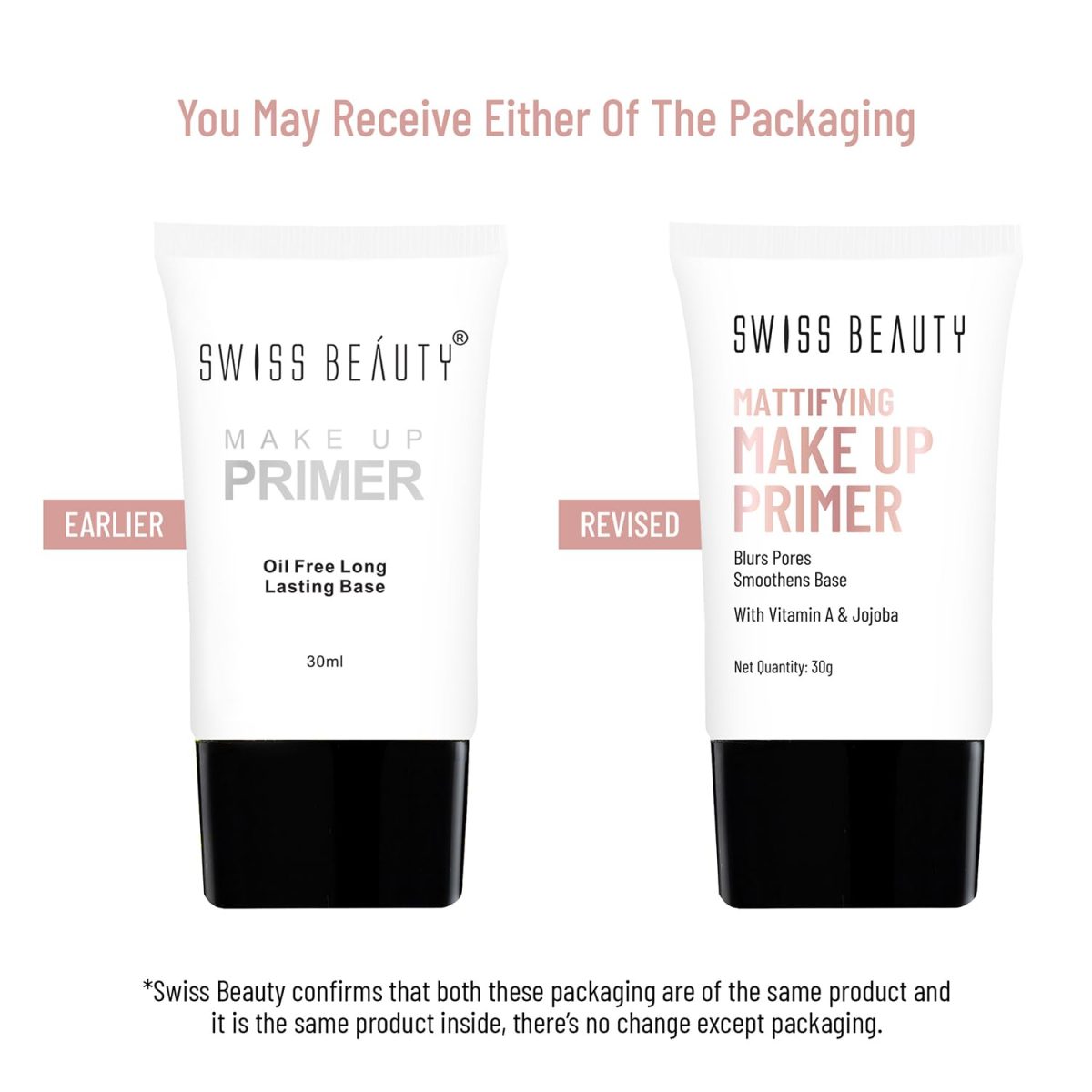 Swiss Beauty Mattifying Makeup Primer | Oil-Free Shine | Minimises Pores | Long-Lasting Base | All skin Types, 30gm - Image 8