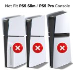 Tokluck Ps5 Horizontal Stand With 3-Level Cooling Fans For Ps 5 Console, Ps5 Accessories Cooling Stand With Ps5 Controller Charger, Ps5 Cooling Station With Headset Holder & Screw, Usb-C Cable - Image 2