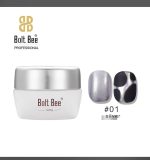 Bolt bee Metallic Gel Nail Polish, 3D Golden Silver Painted UV Nail Art Painting Liner Gel for Cyber Punk French Acrylic Nail Painting Drawing Nail Design Gel for Nail Art (gold and silver, .,) - Image 3