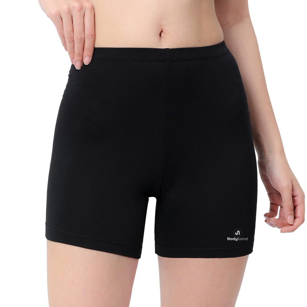Bodyband Women's Stretchable Cycling Shorts - Skin Fit Tights for Gym, Sports, Running, Yoga and Dresses - Image 9