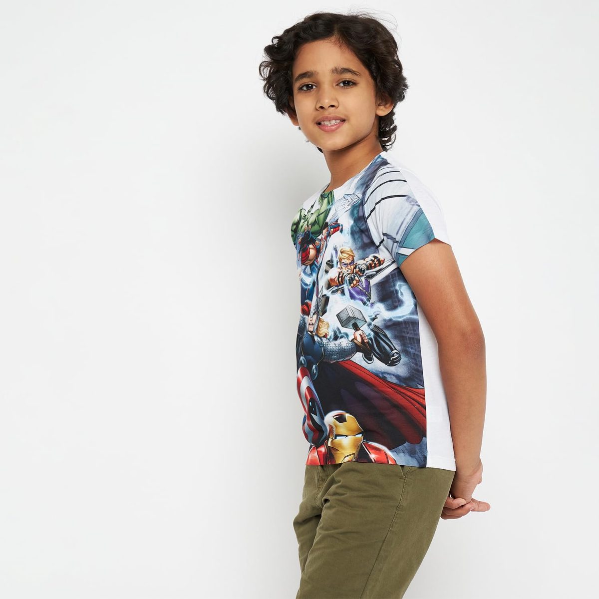 Marvel Avengers by Wear Your Mind Boy's Regular fit T-Shirt - Image 4