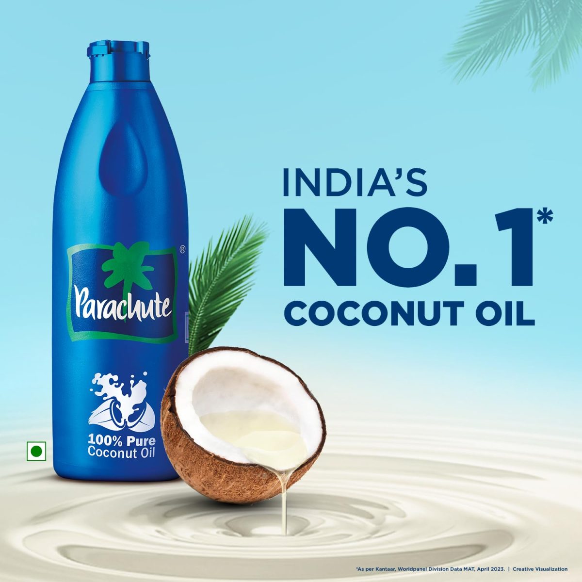Parachute Coconut Oil 600 ml - Bottle - Image 2