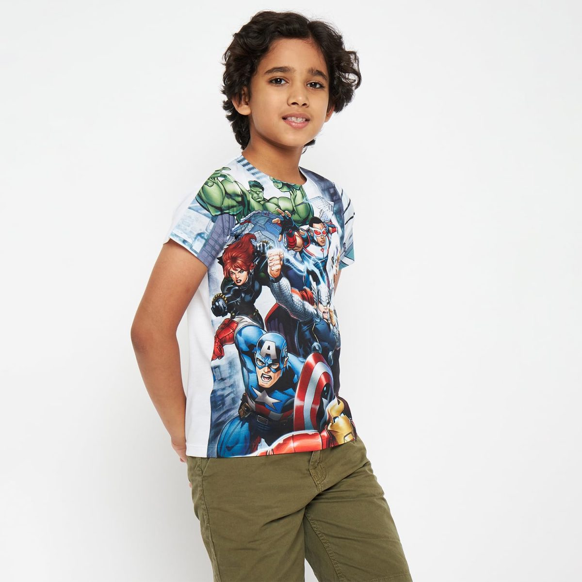 Marvel Avengers by Wear Your Mind Boy's Regular fit T-Shirt - Image 3