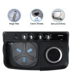 Samsung 8.5 Kg 5 Star Semi Automatic Top Load Washing Machine (WT85B4200GD/TL,DARK GRAY) - Image 4