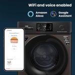 IFB 8 Kg 5 Star Powered by AI with 9 Swirl Wash, WiFi, Fully Automatic Front Load Washing Machine (Senator MBN 8012, Steam Refresh Program with Eco Inverter, Mocha) - Image 8
