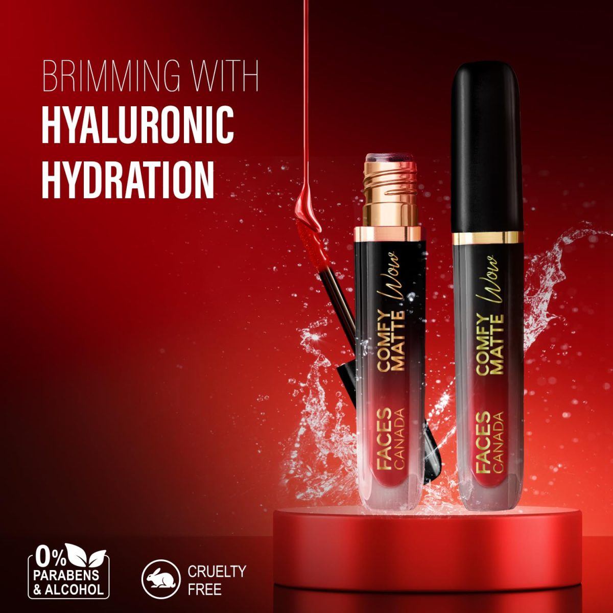 FACES CANADA Super Quick Glam Combo - Strobe Cream - Rose Gold (18 ml) + Tinted Moisturizer - Light 01 (18 gm) + Comfy Matte Wow Liquid Lipstick - Cocoa Crush 07 (3.8 ml) | Illuminating & Glowing Makeup Base | Highly Pigmented - Image 6
