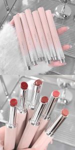 Gege Bear Moisturizing Solid Lip Gloss Set | High-Pigment Gloss Stick with Glossy Finish | Luxury Glossy Lipstick with Rich Color & Hydration | Nourishing Lip Balm Texture Meets Vibrant Lipstick Color (03# Cuckoo, 2g) - Image 5