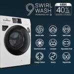 IFB 7 Kg 5 Star Powered by AI with 9 Swirl Wash, WiFi, Fully Automatic Front Load Washing Machine (SERENA GXN 7012, Steam Refresh Program with Eco Inverter, Grey) - Image 10