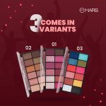MARS 12 Shades Dance of Joy Eyeshadow Palette | Highly Pigmented and Blendable | Multicolor | Matte and Shimmer Finish 01-Multicolor (13.2g) (Shade-02) - Image 5