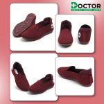 DOCTOR HEALTH SUPER Knitted Comfortable Stylish Classy Ballerina | Premium Flat Jutis Bellies | Non Slip Lightweight Shoes Bellies For Women | Dailywear Slip-On Flat Jutis | Trendy Women Jutis Bellies - Image 4