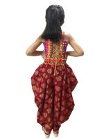 Aglare Girl's Pure Cotton Indo-Western Dhoti Dress,Dhoti salwar,ethnic Dress.Dhoti Dress.. - Image 3