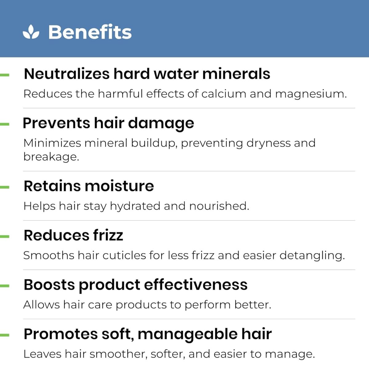 Avimee Herbal Instant Water Softener | Makes Your Water Hair & Skin Friendly | Reduces Hair Fall & Skin Itching | Disables Hardness & Maintains pH Level | Non Toxic and 100% Safe (400ml (Pack of 1)) - Image 3