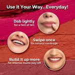 Mamaearth Moisture Matte Longstay Mini Lipstick with Avocado Oil & Vitamin E for 12 Hour Long Stay-01 Carnation Nude - 0.7 g - Image 8