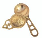RealCraft; INSPIRING LIFES Brass kajal Pati Storage Unit - Pack of 1, Gold, 12 x 3 x 2 Centimeters - Image 2