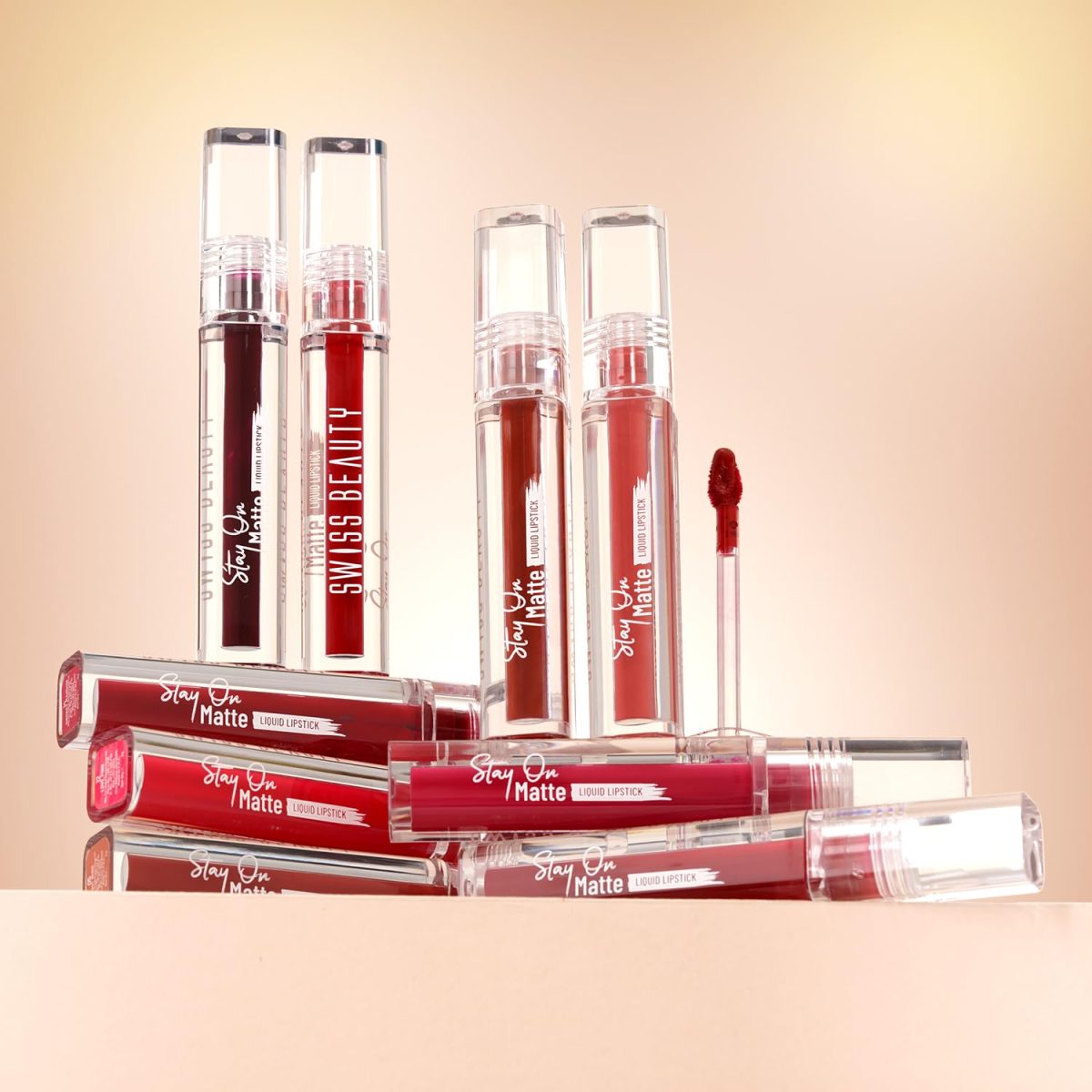 Swiss Beauty Stay On Matte Highly Pigmented Liquid Lipstick | With Vitamin E & Shea Butter | Smudge-Proof and Transfer-Proof | 24 Hour Stay | 2g, Shade- Brown Syrup - Image 5