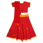 ANNA FASHION Girl's Cotton Lehenga Choli - Image 2