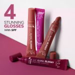 Mila Beauté Peptide Lip Gloss Balm I With SPF & Hyaluronic Acid I Plump & Fuller Lips I Hydrating & Shiny Lip Balm Non Sticky I Highly Pigmented I Soft & Nourished Lips - Peach Sharbat - Image 5
