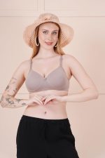 Celary Women's Bra Cotton Blend Lightly Padded|| Wirefree T-Shirt||Soft Pad for Daily use|| Every Day Use Bra || 2 Piece Combo - Image 2