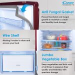 CANDY 165L 1 Star Direct Cool Single Door Refrigerator with Stabilizer free Operation (Red Mono, CSD1761RM) - Image 7