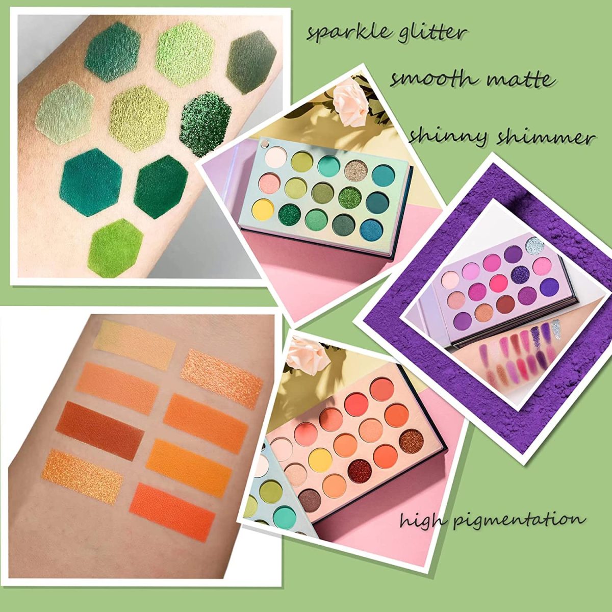 HUDA GIRL Beauty 60 Shades Color Board Eyeshadow Palette - Matte, Shimmer And Glitters Eye Shadow Makeup Kit For Girls, Multi - Image 3