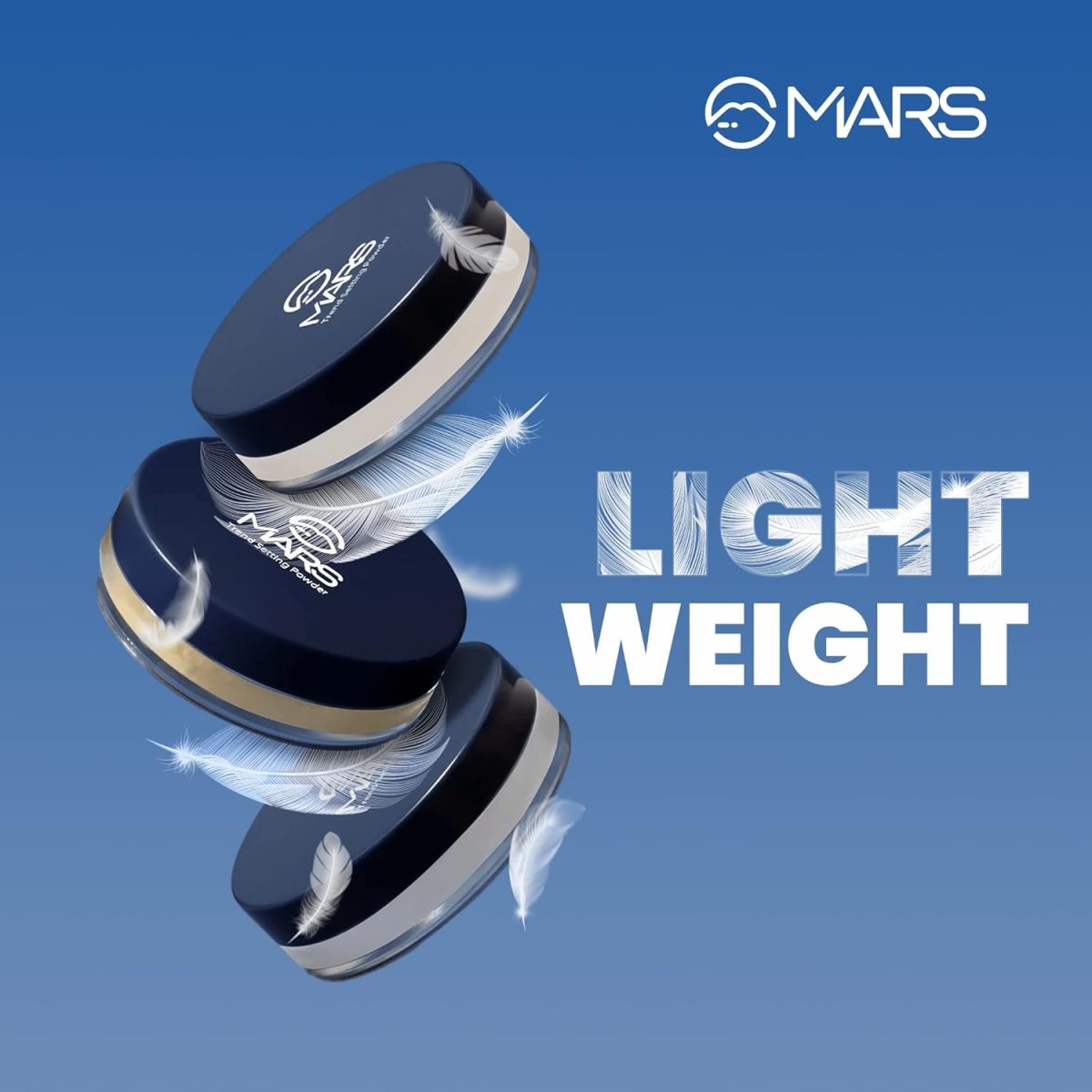 MARS Trend Setting Loose Powder | Lightweight & Long Lasting |Normal Ultra Fine Setting Powder For Face Makeup (8.0 Gm) (01-Matte Translucent),White - Image 3