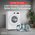 LG 7 Kg, 5 Star, Steam, Inverter Direct Drive Technology, 6 Motion DD, Fully-Automatic Front Load Washing Machine (FHB1207Z2W, Remove Allergens & Tough Stain, In-Built Heater, Essence White) - Image 8