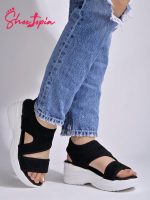 Shoetopia Women Wedge Heel Sandal - Image 4