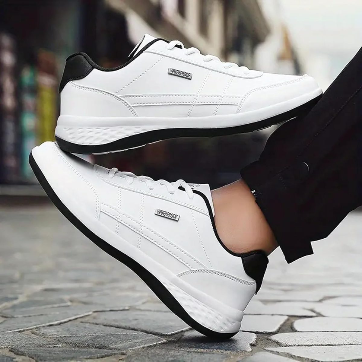 Cruiser Mens Comfort & Style with Soft Cushioned Insole | Lightweight Comfort Classic Canvas Sneakers for Everyday Wear | Trendy Lace-Up Design for Casual Outfits (2629) - Image 6