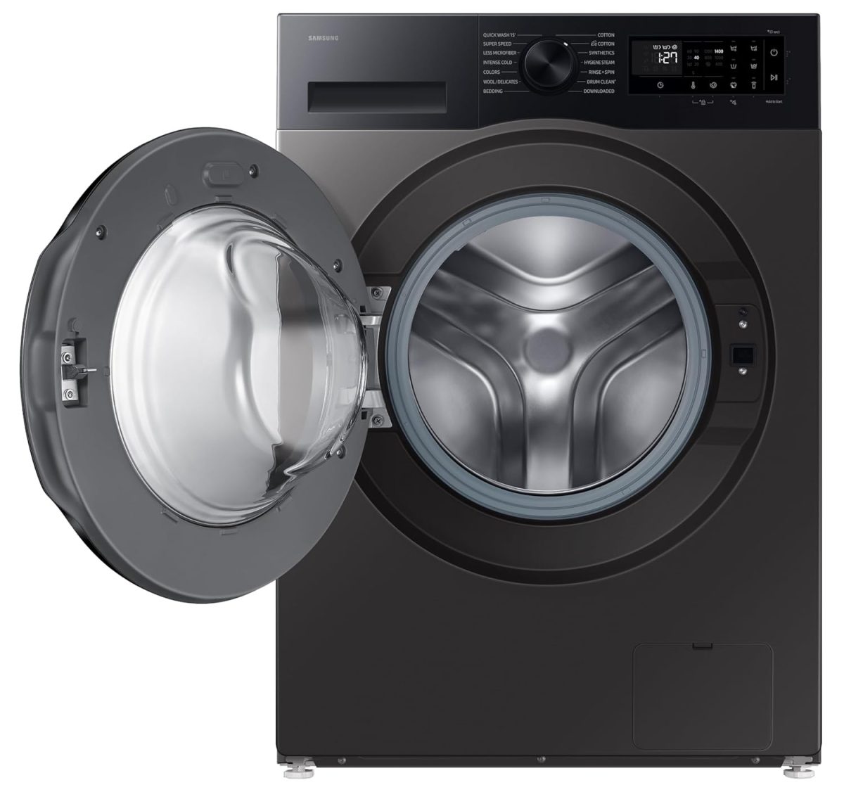 Samsung 9 kg, 5 star, AI EcoBubble, Super Speed, Wi-Fi, Hygiene Steam with Inbuilt Heater, Digital Inverter, Fully-Automatic Front Load Washing Machine (WW90DG5U24AXTL, Inox) - Image 12